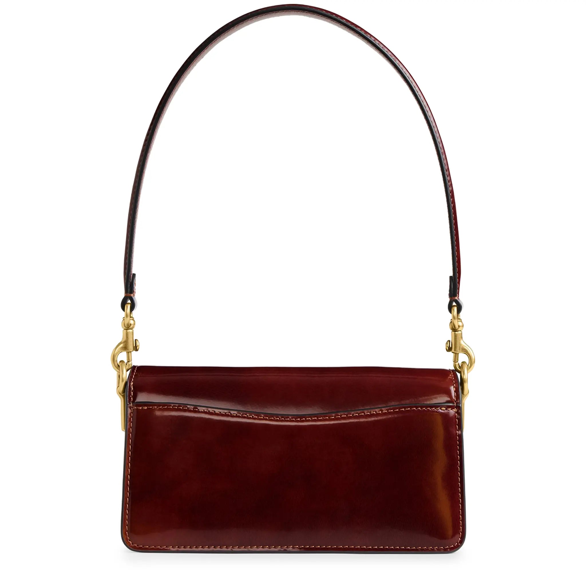 Back View of Coach Tabby 20 Dark Neutral Shoulder Bag